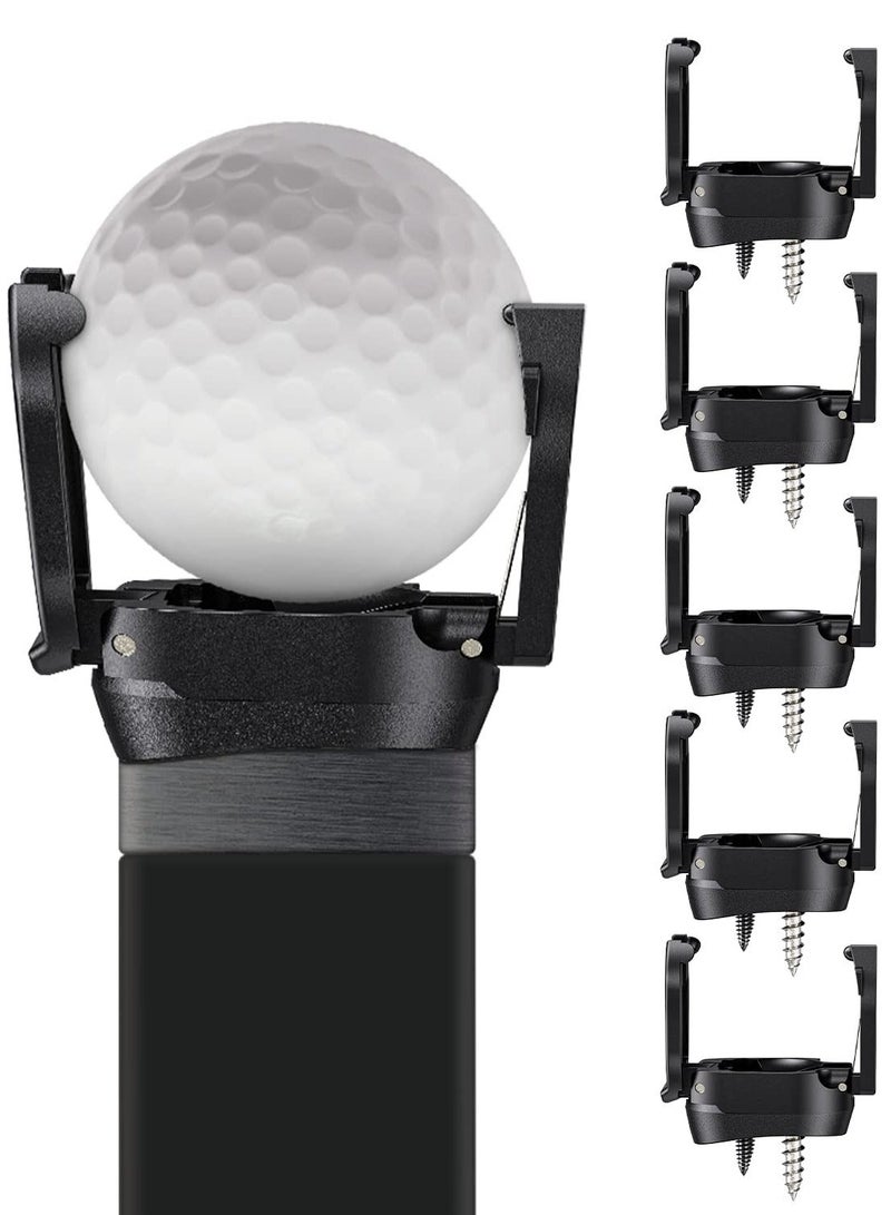 Excefore 6 Pcs Golf Ball Retriever Grabber, Golf Ball Retriever for Putter, for Putters Golf Pick-up Claw Plastic Grip Sucker Tool Portable Back Saver for Golfers - Image 1